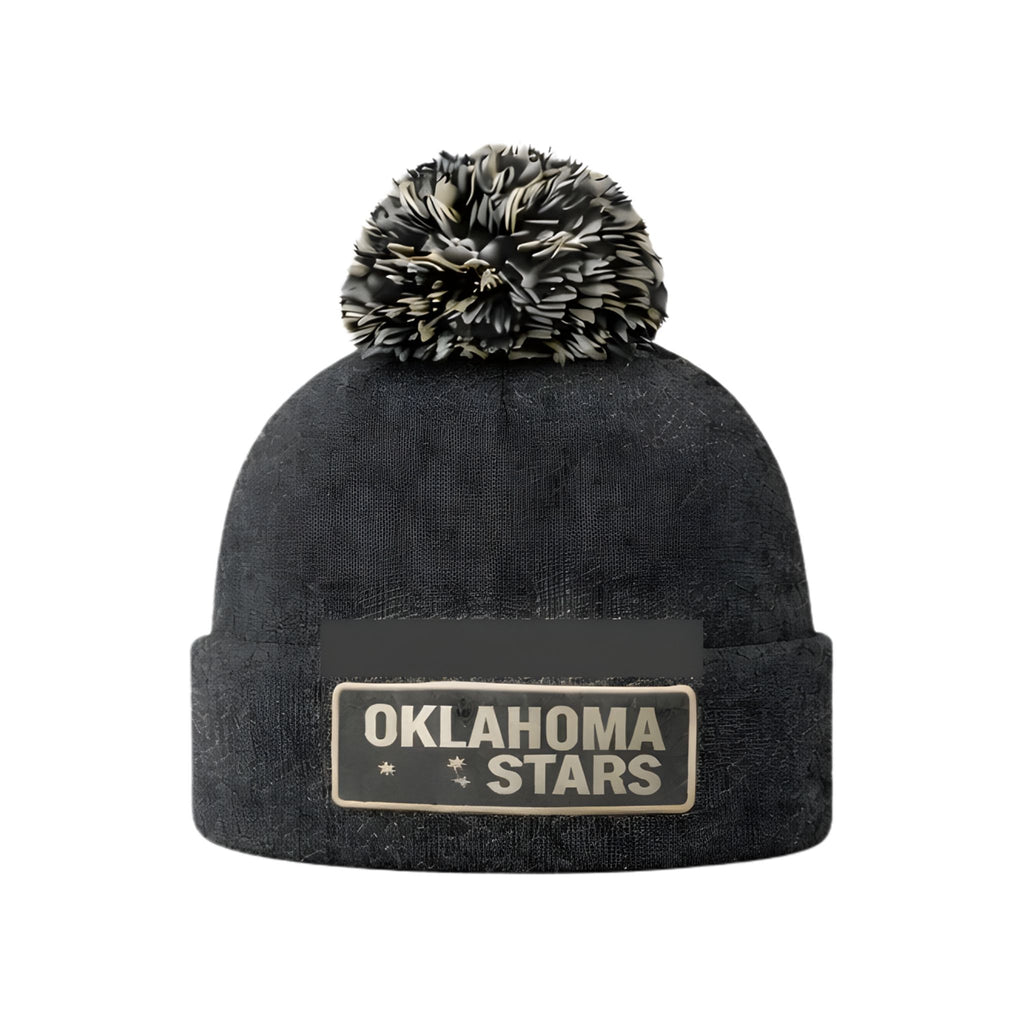Oklahoma Stars Beanie with Pom Pom
