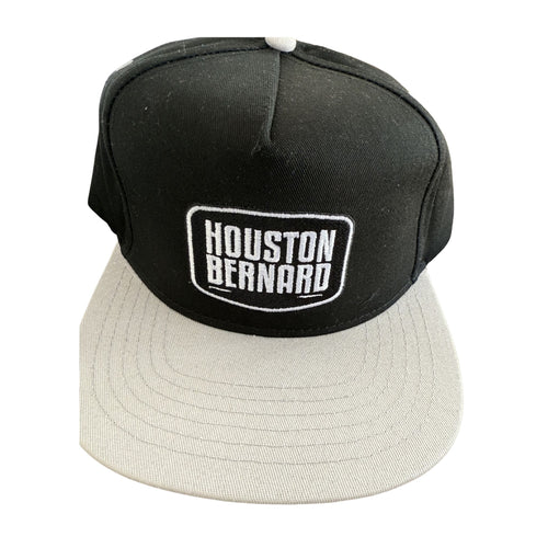 Black Flat Brim Hat